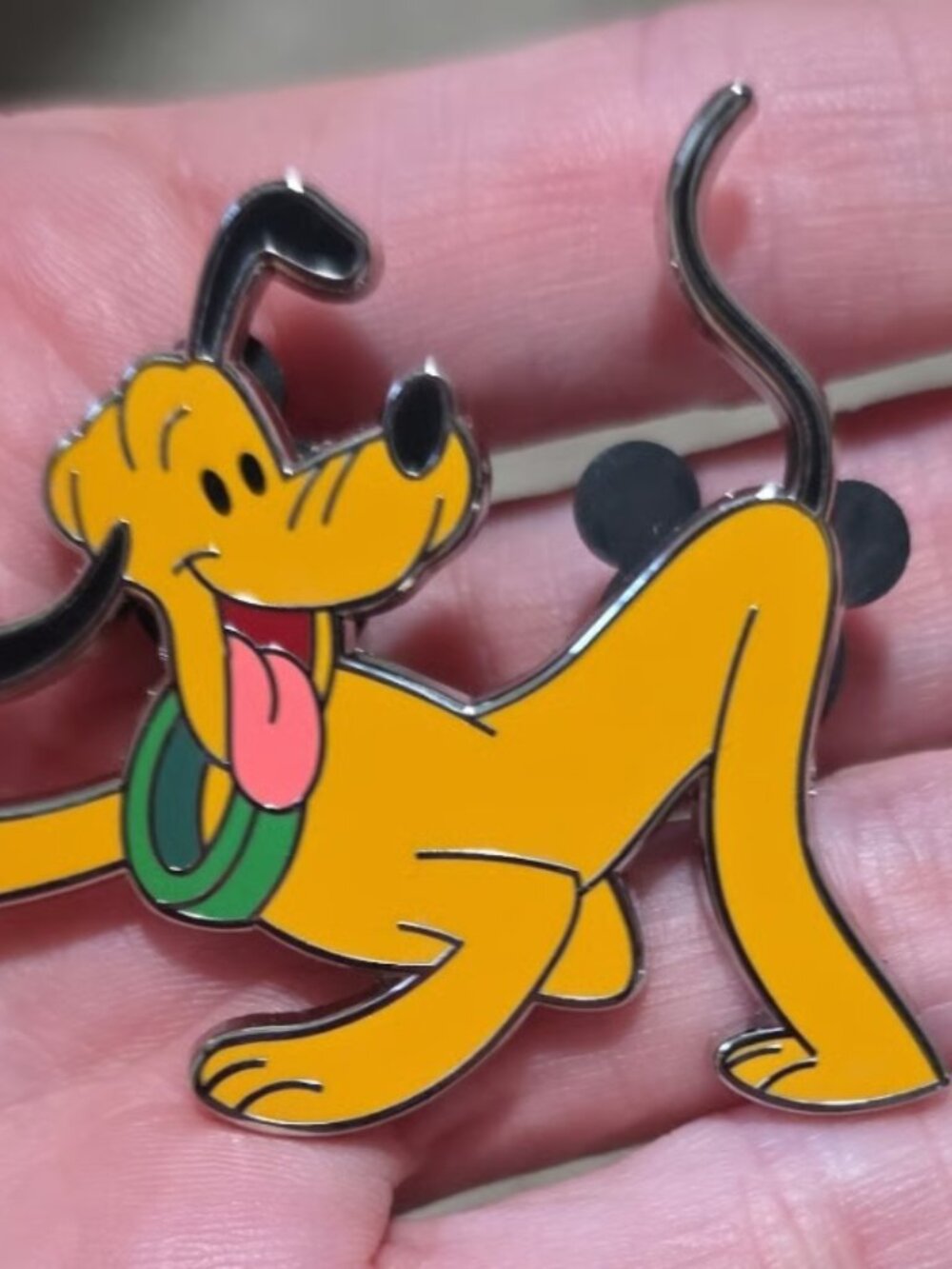 Disney Park Pluto Dog Diamond Pin